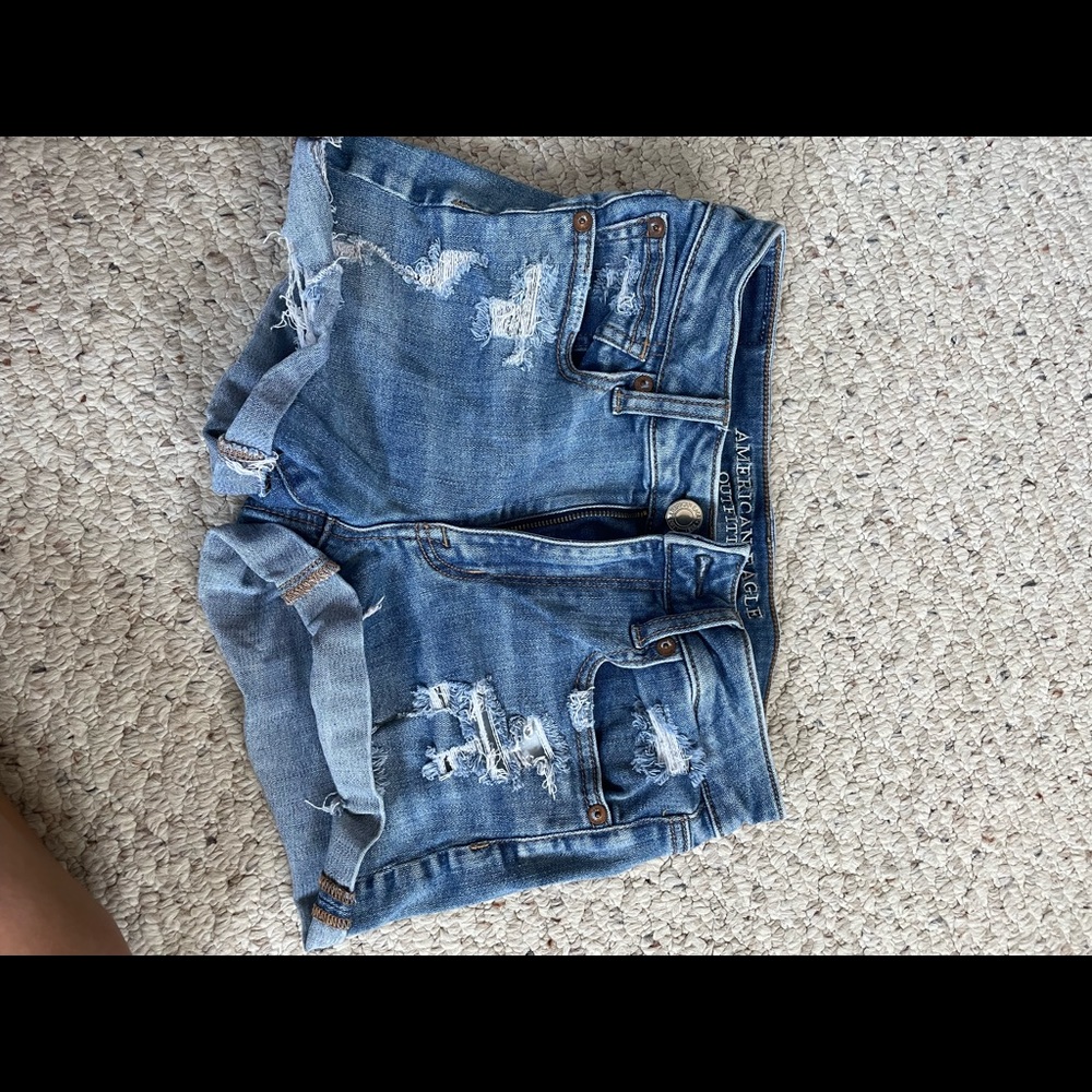 American eagle jean shorts, High rise